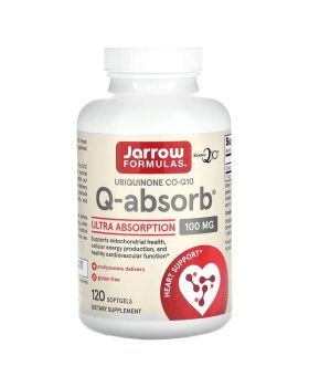 Jarrow Formulas Q-absorb Co-Q10, 100 mg, 120 Softgels