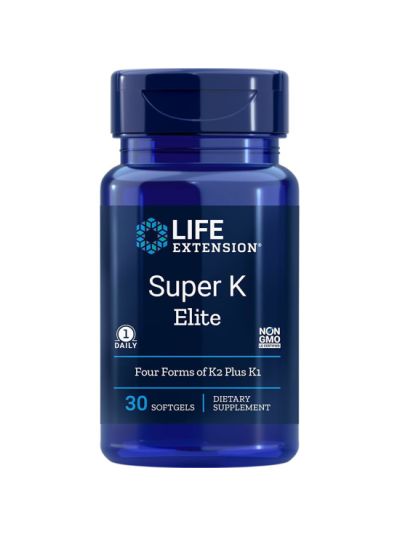 Life Extension Super K Elite (Vitamin K1 und K2) 30 Weichkapseln