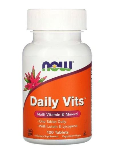 Now Foods Daily Vits Multivitamin 100 Tabletten