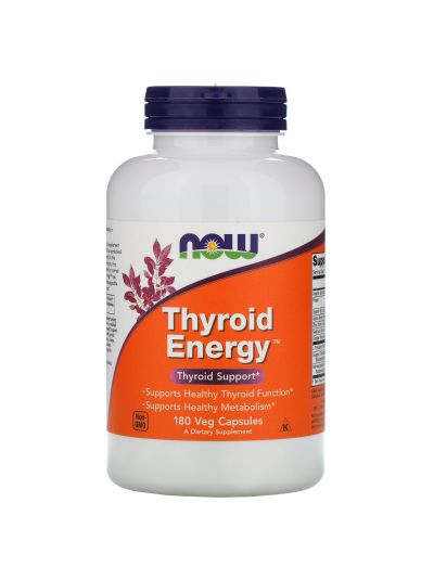 NOW FOODS THYROID ENERGY 180 VEGETARISCHE KAPSELN