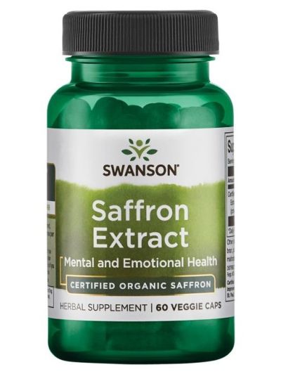 Swanson Safranextrakt 2% Safranal 60 Kapseln