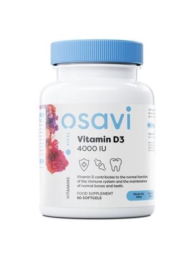 Osavi Vitamin D3 - 4000IU - 60 softgels