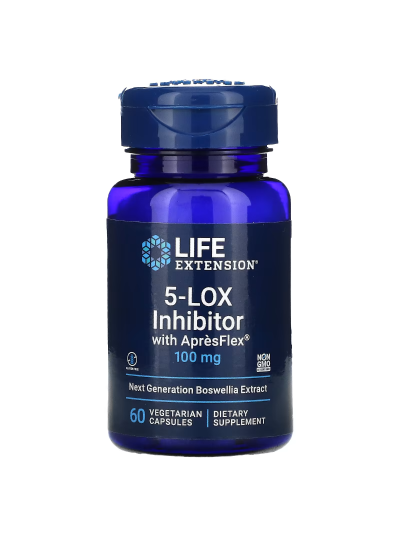 Life Extension, 5-LOX-Inhibitor mit ApresFlex, 100 mg, 60 Kapseln
