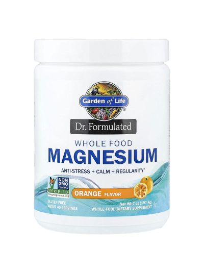 Garden of Life, Dr Formulated, Whole Food Magnesium, Orange, 7 oz (197.4 g)