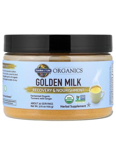 Garden of Life, Organics, Golden Milk, Recovery & Nourishment, 3.7 oz (105 g)