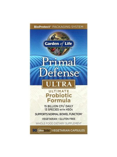 Garden of Life, Primal Defense, Ultra, Ultimate Probiotic Formula, 90 UltraZorbe Vegetarian Capsules
