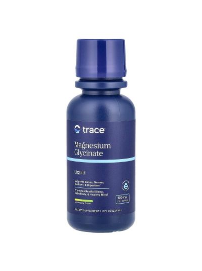 Trace Minerals, Liquid Magnesium Glycinate, Lemon Lime, 8 fl oz (237 ml)