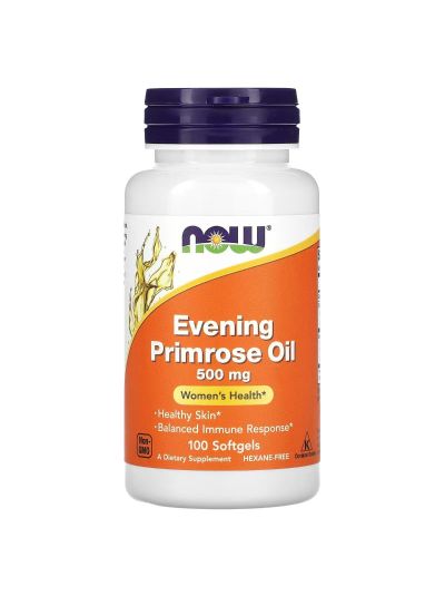 NOW Foods, Evening Primrose Oil, 500 mg, 100 Softgels