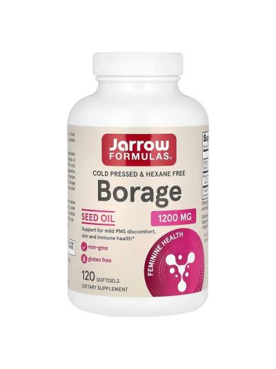 Jarrow Formulas Borage, GLA-240, 1200 mg, 120 Softgels