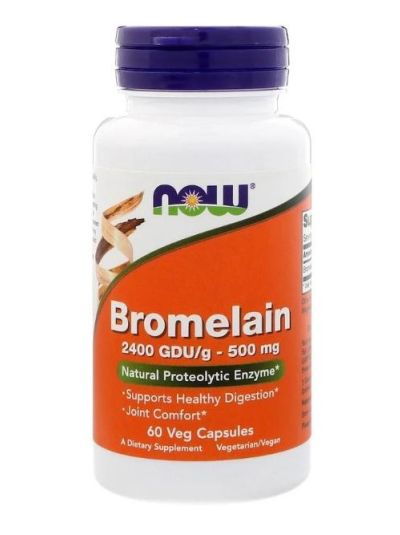 NOW FOODS BROMELAIN 500 MG 60 VEGETARISCHE KAPSELN