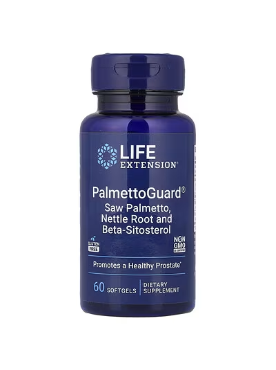 Life Extension, PalmettoGuard®, Saw Palmetto, Nettle Root and Beta-Sitosterol, 60 Softgels