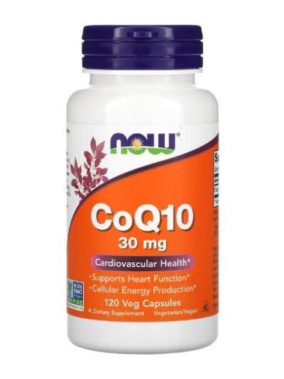 Now Foods CoQ10, 30 mg, 120 pflanzliche Kapseln