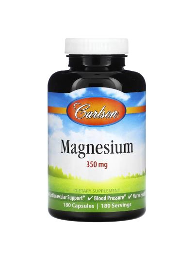 Carlson Magnesium, 350 mg, 180 Kapseln