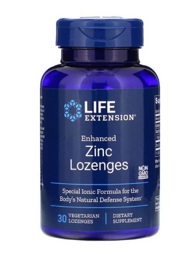 Life Extension, Enhanced Zink, Peppermint taste, 30 vegetarische Lutschtabletten