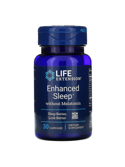 Life Extension Enhanced Sleep Verbesserter natürlicher Schlaf 30 Kapseln
