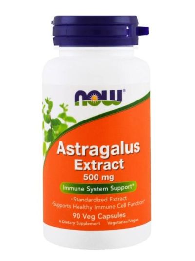 Now Foods Astragalus Extrakt, 500 mg, 90 vegetarische Kapseln