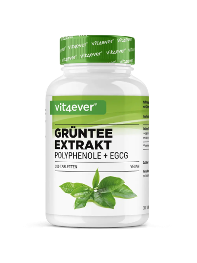 Vit4ever Grüntee Extrakt, 300 Tabletten