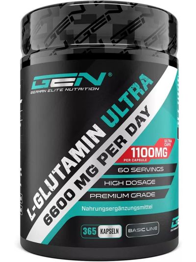 German Elite Nutrition L-Glutamin, 365 Kapseln