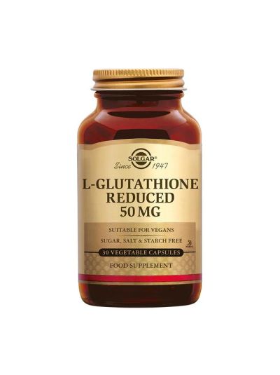 Solgar, Reduziertes L-Glutathion, 50 mg, 30 pflanzliche Kapseln