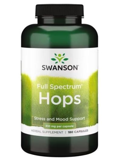 Swanson Premium - Vollspektrum-Hopfen, 180 Kapseln