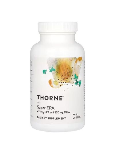 Thorne Research, Super EPA (425mg EPA and 270mg DHA) 90 Gelcaps