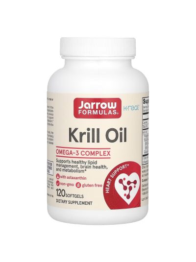Jarrow Formulas, Krill Oil, Krillöl, 120 Weichkapseln