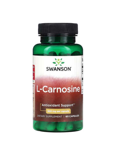 Swanson, L-Carnosine , 500 mg, 60 Capsules