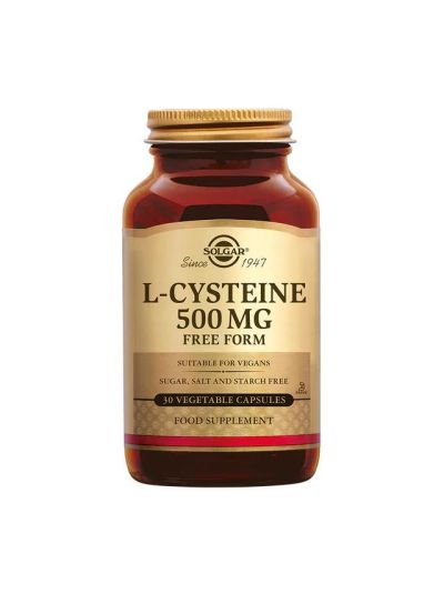 Solgar, L-Cystein, 500 mg, 30 Vegetarische Kapseln