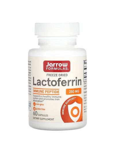 JARROW FORMULAS LACTOFERRIN / LAKTOFERRIN 250 MG 60 KAPSELN