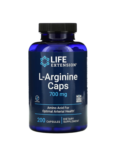 Life Extension, L-Arginin-Kapseln, 700 mg, 200 Kapseln