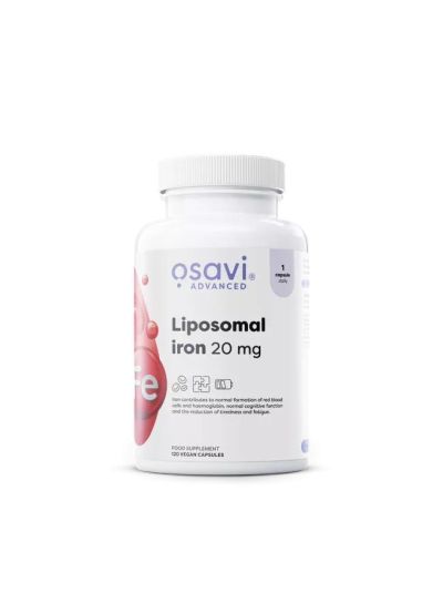 Osavi, Liposomal Iron 20 mg - 120 vegan capsules
