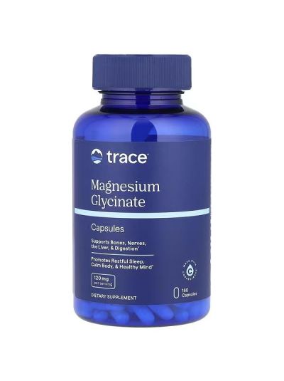 Trace Minerals Magnesiumglycinat, 180 Kapseln
