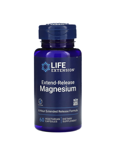 Life Extension, Extended-Release Magnesium, 60 vegetarische Kapseln