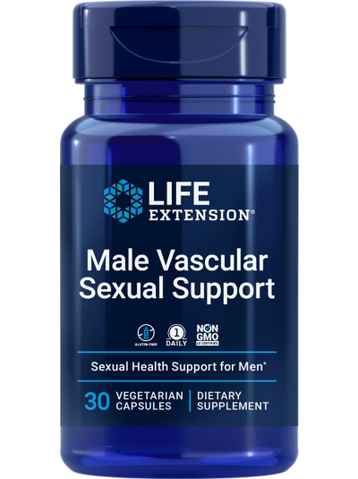 Life Extension, Male Vascular Sexual Support, 30 vegetarian capsules