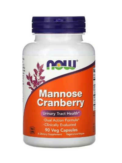 Now Foods Mannose Cranberry, 90 vegetarische Kapseln