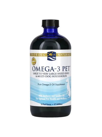 Nordic Naturals, Omega-3 Pet, L-XL Breed Dog, 473 ml