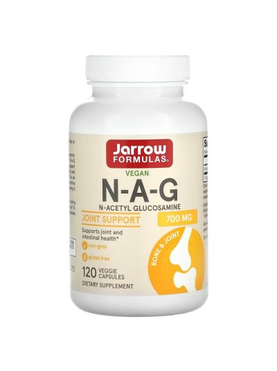 Jarrow Formulas N-A-G, N-Acetyl Glucosamin, 700 mg, 120 Veggiekapseln