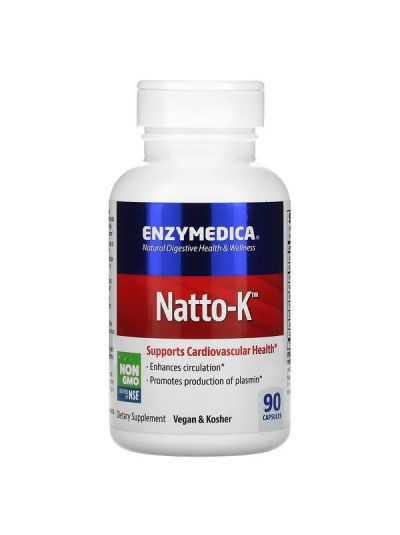 Enzymedica, Natto-K, 90 Capsules