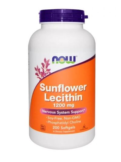 Now Foods Sonnenblumen Lecithin 1.200 mg, 200 Softgels