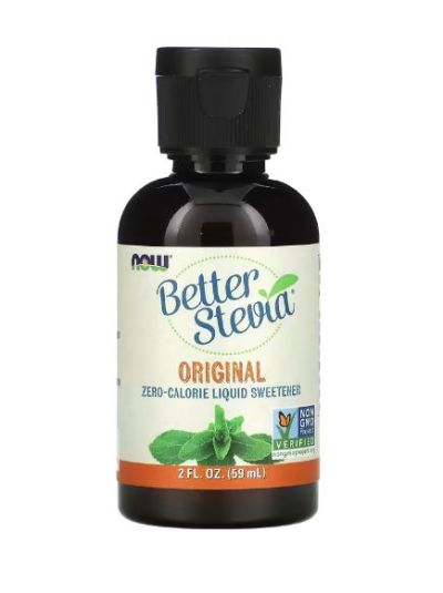 Now Foods Better Stevia flüssiger Süßstoff ohne Kalorien, 59 ml