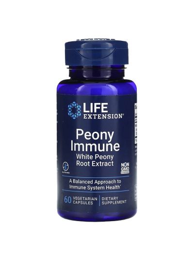 Life Extension, Peony Immune, 60 pflanzliche Kapseln