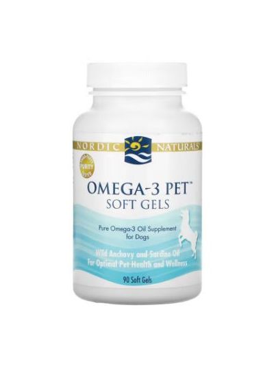 Nordic Naturals Omega-3 Haustier für Hund und Katze , 90 Weichkapseln