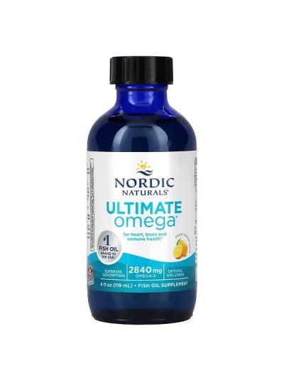 Nordic Naturals, Ultimate Omega, Lemon, 2,840 mg, 119 ml