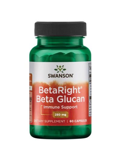 Swanson Betaright Beta-Glucan 250 mg 60 Kapseln