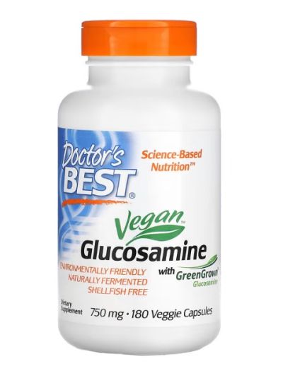 Doctor's Best Veganes Glucosamin mit GreenGrown-Glucosamin, 750 mg, 180 Kaps