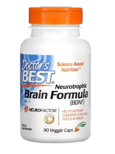 Doctor's Best Neurotrophic Brain Formula, Gedächtnisformel, 90 vegge Kaps