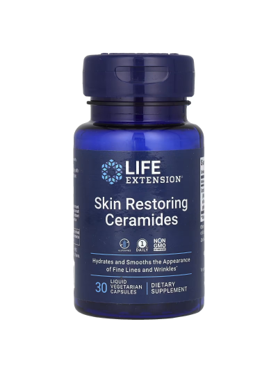 Life Extension, Skin Restoring Ceramides, 30 flüssige pflanzliche Kapseln