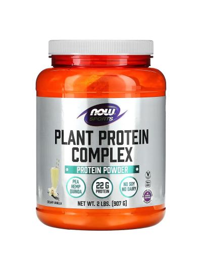 NOW Foods, Sports, Plant Protein Complex, Creamy Vanilla, 907 g