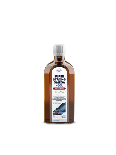 Osavi Super Strong Omega + D3, 3500mg Omega 3 (Lemon) - 250 ml.