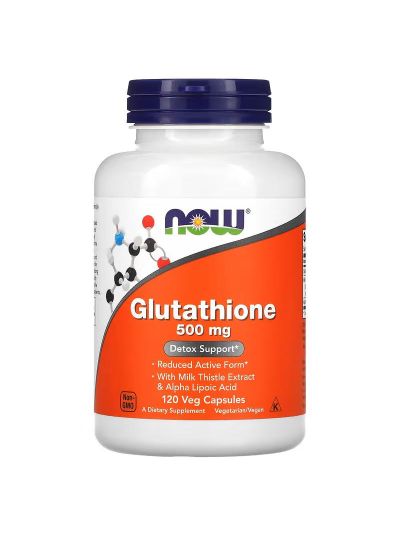 NOW Foods, Glutathione, 500 mg, 120 Veg Capsules